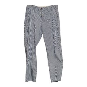 GAP Navy and White Vertical Stripe Chino Pants